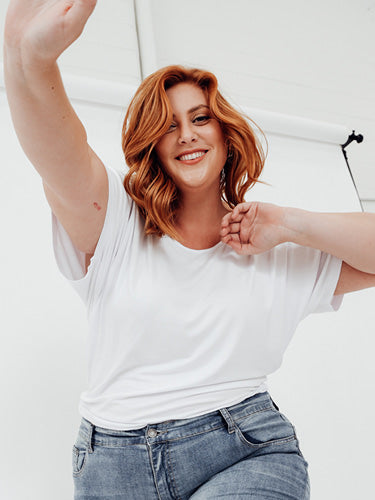 Women's Curve Plus Size Basic Tops Australia