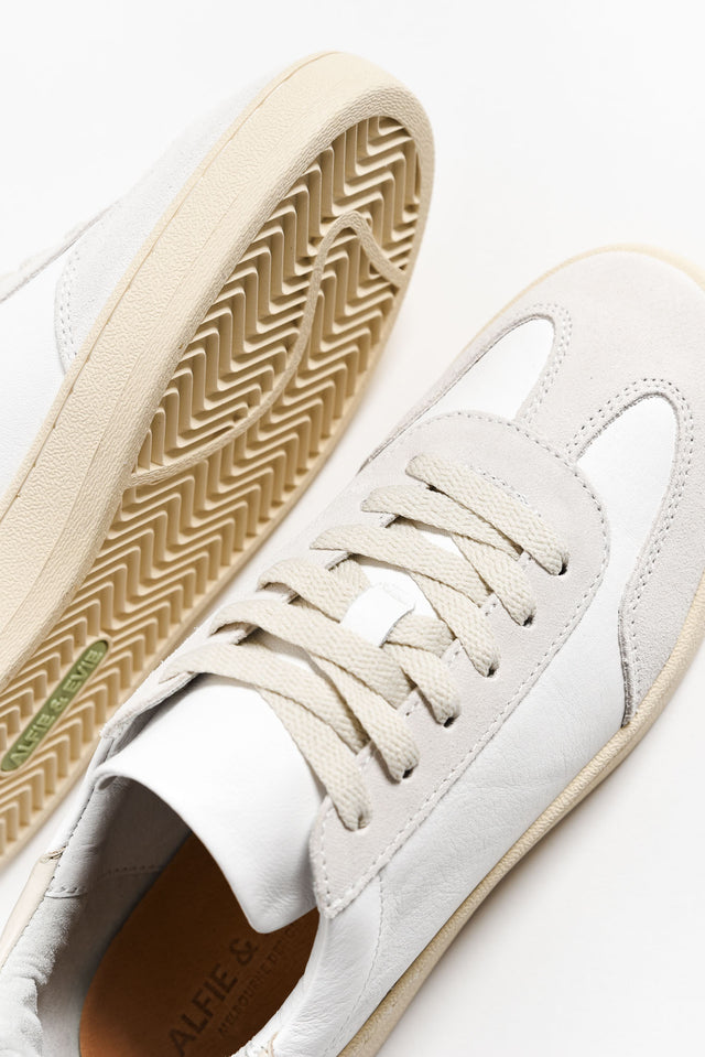 Abbie Cream Leather Sneaker image 3