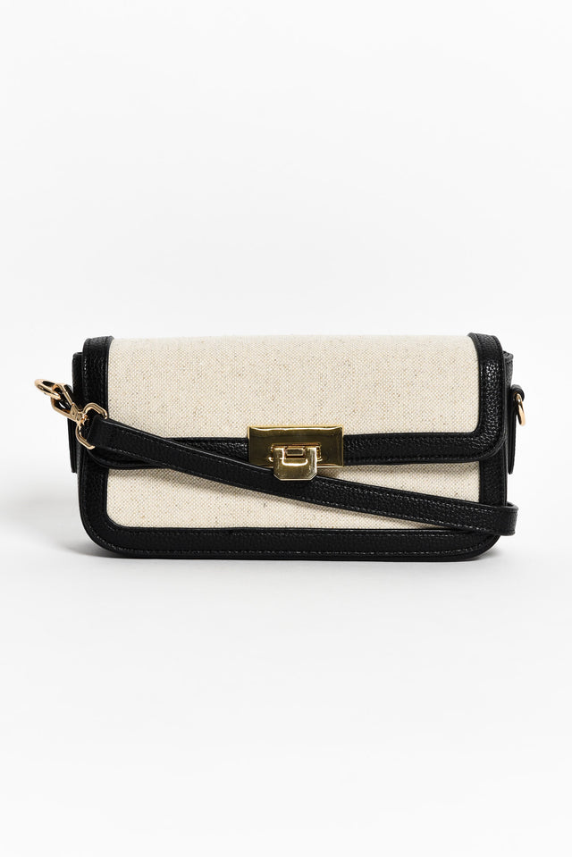 Abel Black Contrast Crossbody Bag image 3