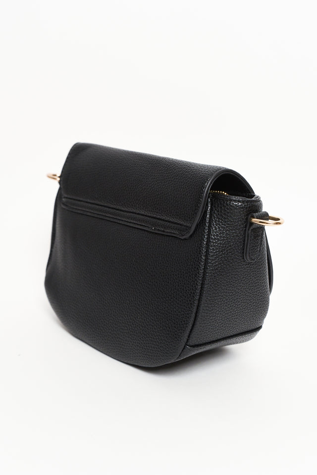 Alle Black Saddle Crossbody Bag image 3