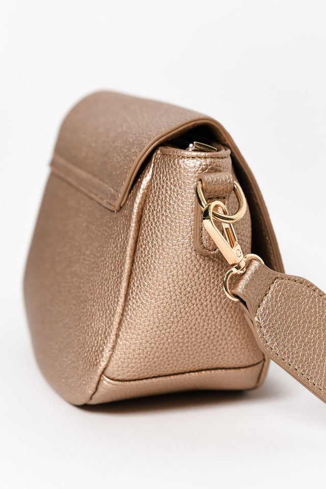 Alle Bronze Saddle Crossbody Bag image 3