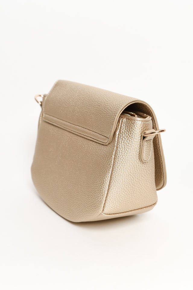 Alle Gold Saddle Crossbody Bag image 3