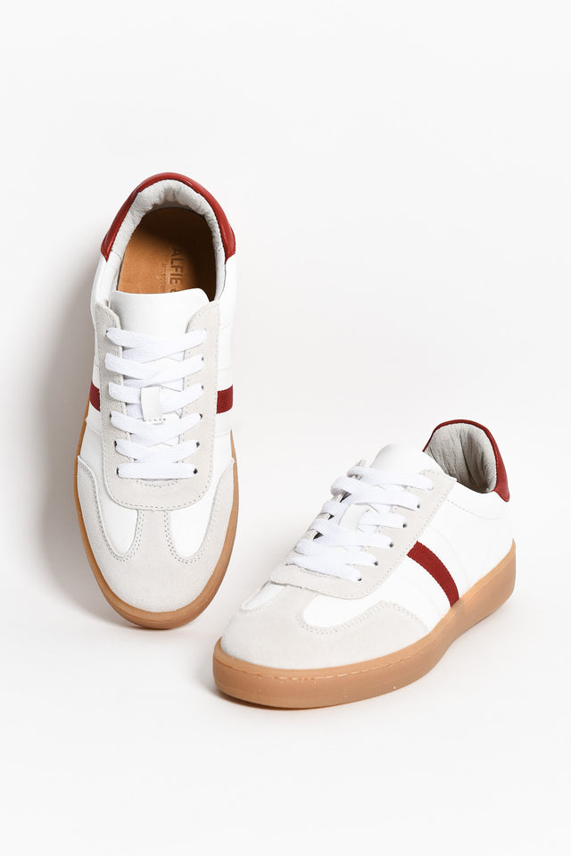 Aloha Red Stripe Suede Sneaker