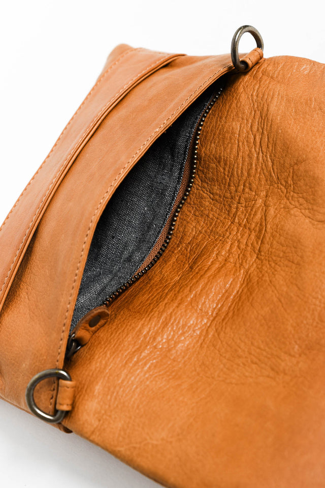 Aluka Tan Leather Bag