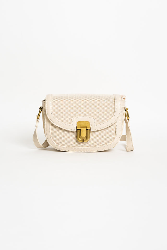 Amila Cream Crossbody Bag