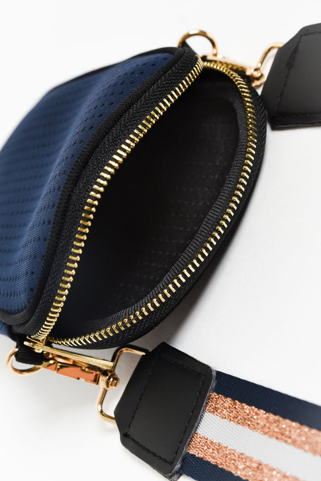 Anella Navy Neoprene Phone Bag