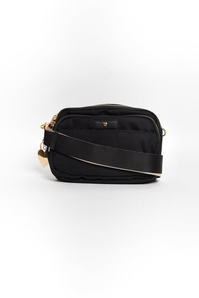 Anne Black Crossbody Bag