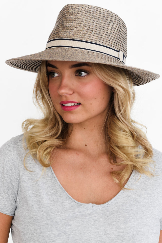 Arcadia Taupe Flexibraid Fedora