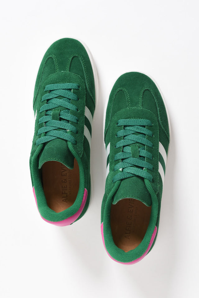 Attitude Green Suede Sneaker image 3