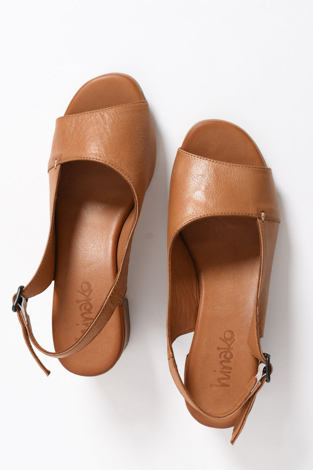 Balmoral Tan Leather Slingback Heel image 7