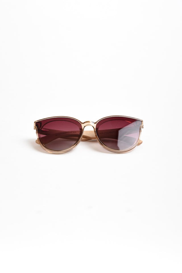 Bella Champagne Wooden Sunglasses