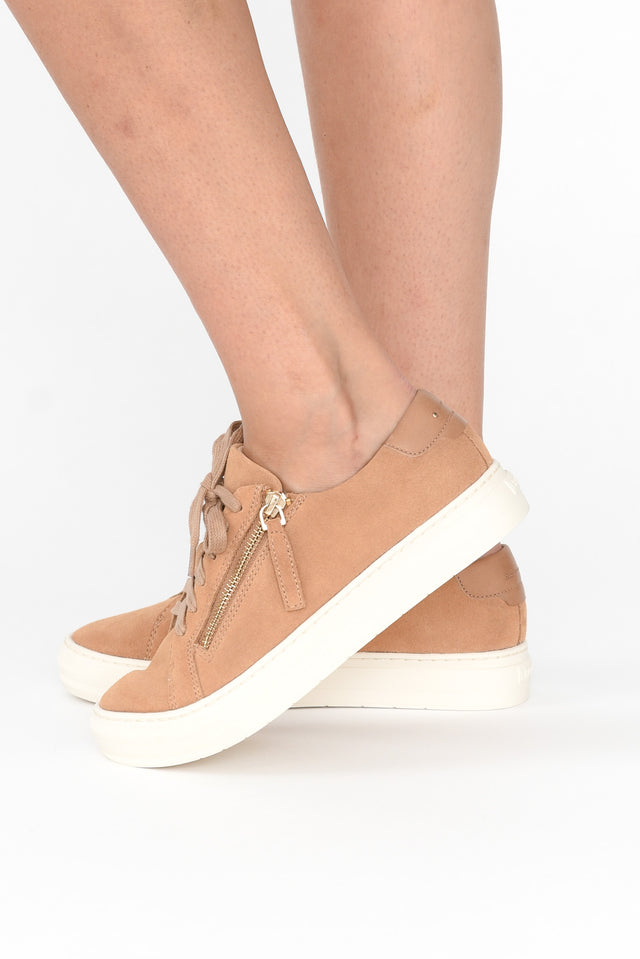 Billie Camel Suede Sneaker image 3