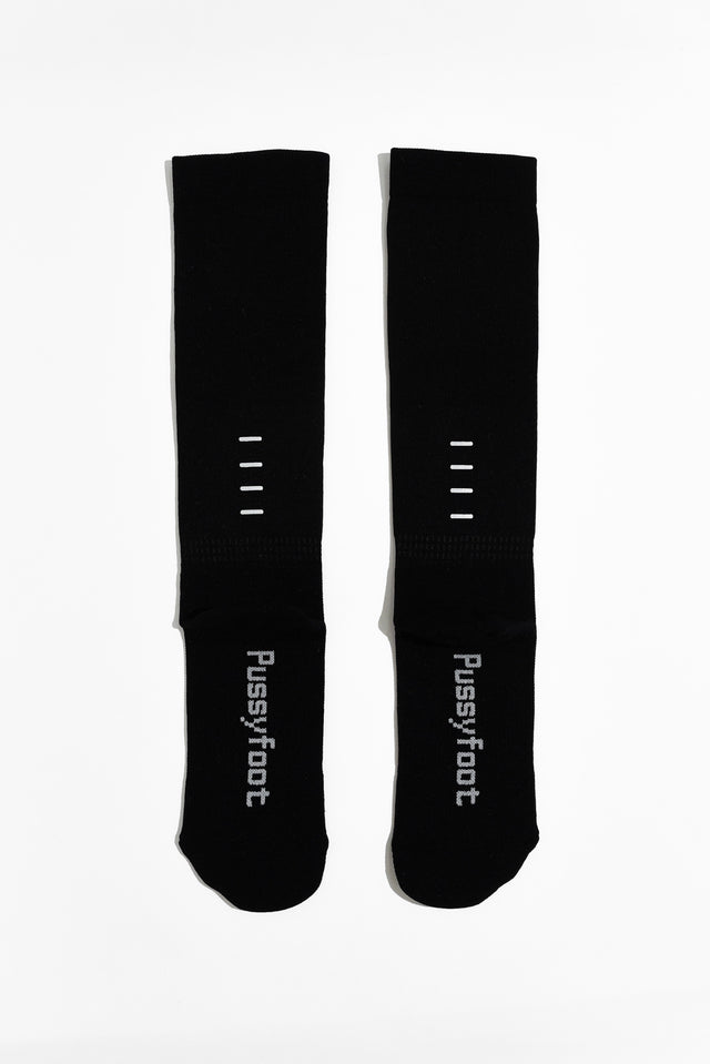 Black Compression Knee Socks