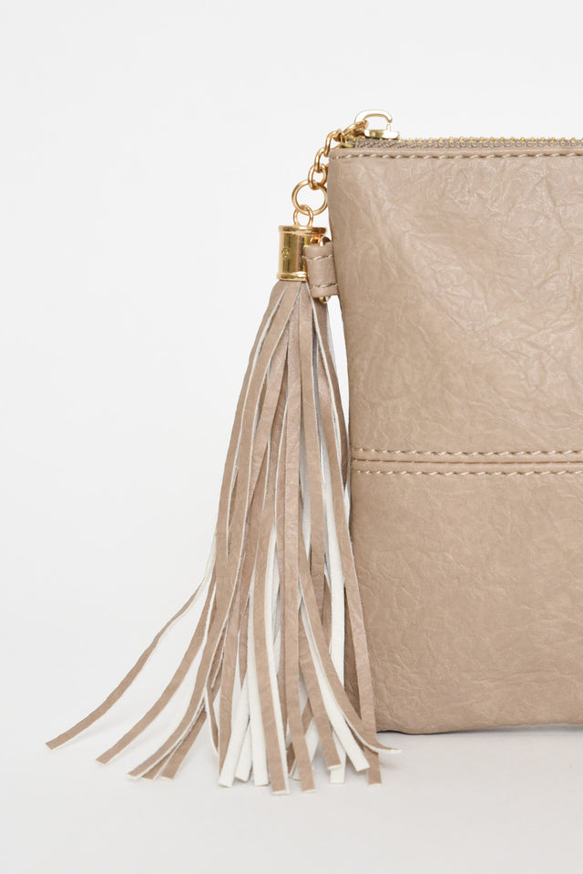 Brynn Stone Tassel Crossbody Bag image 3