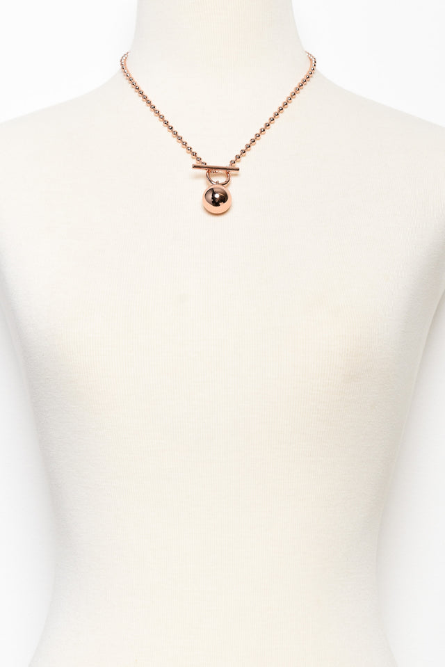 C Minor Rose Gold Pendant Necklace