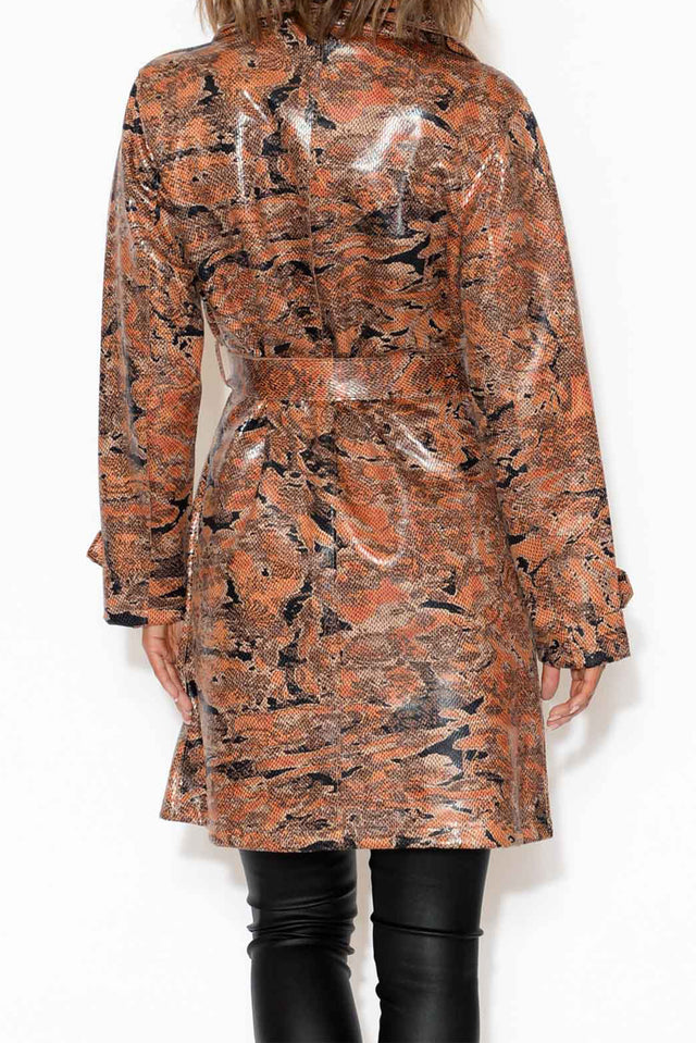 Carissa Tan Snake Coat image 5