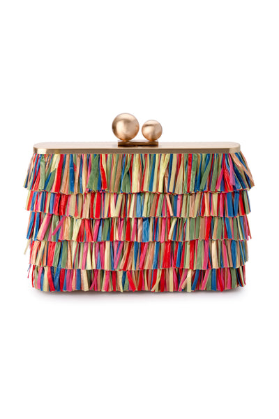 Carlita Multi Fringe Clutch