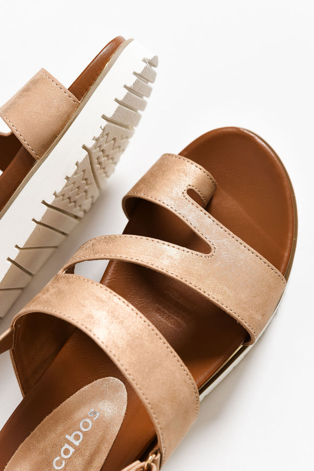 Carra Rose Gold Crossover Sandal image 8