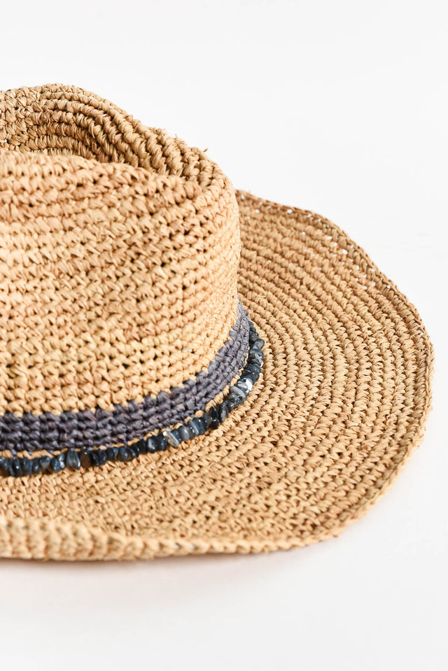 Cassie Cobalt Raffia Cowboy Hat image 4