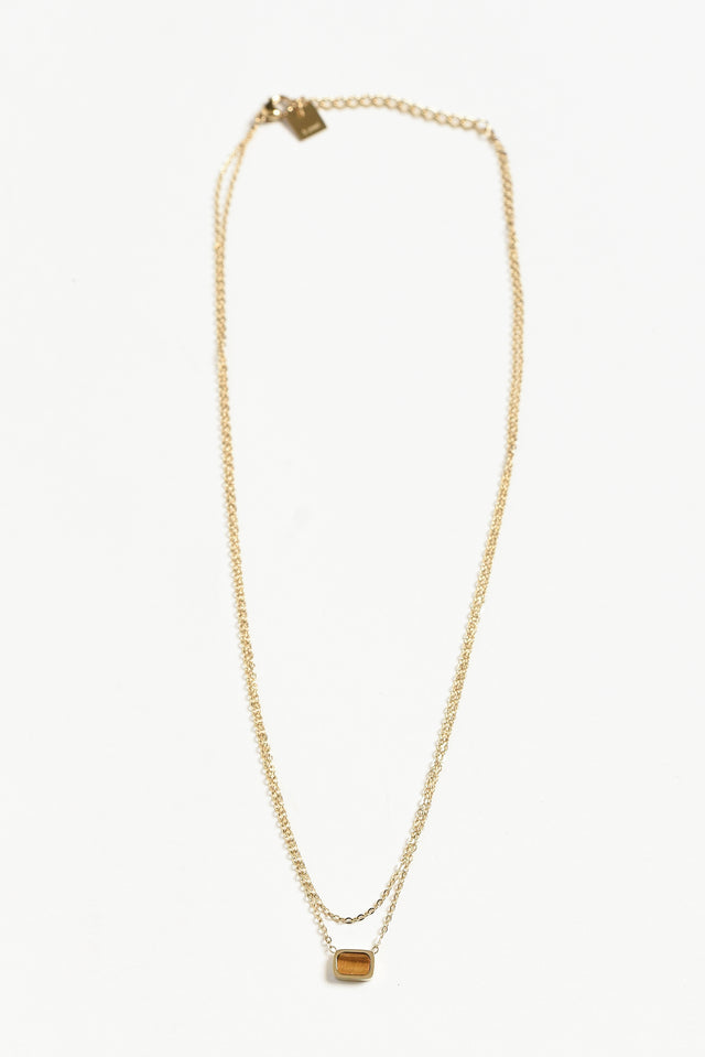 Deauville Gold Plated Layered Necklace