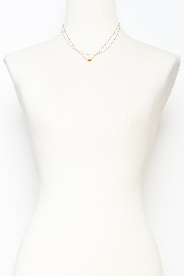 Deauville Gold Plated Layered Necklace