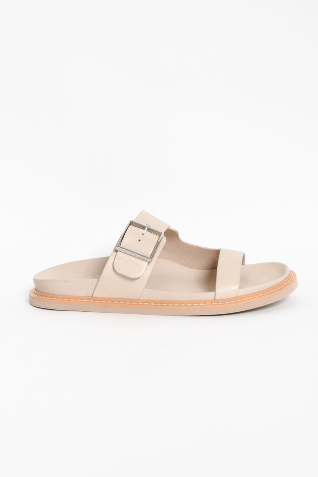 Dedra Beige Leather Slide image 5