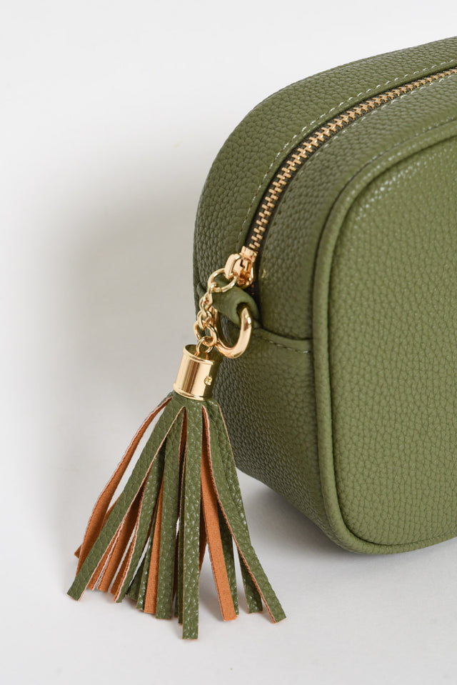 Dell Khaki Crossbody Bag