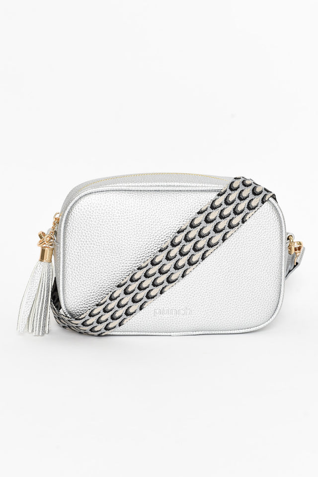 Dell Silver Crossbody Bag