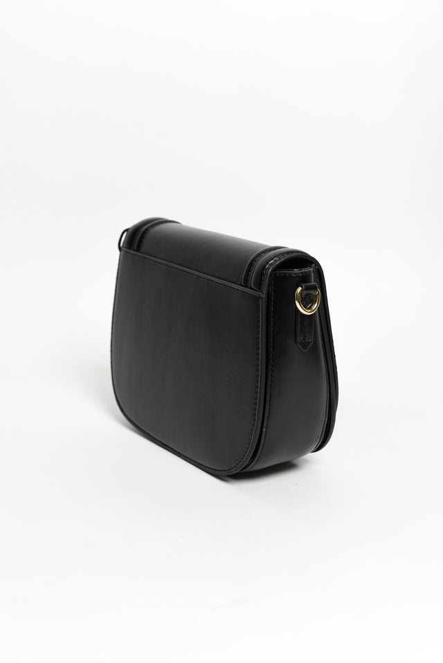 Dickens Black Leather Crossbody Bag image 4