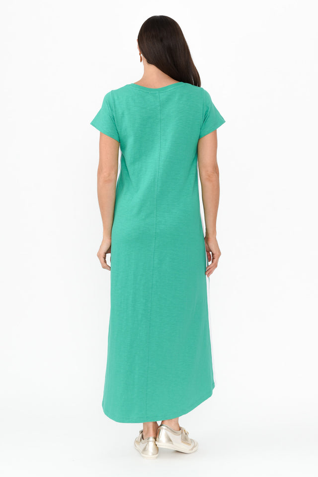 Recovery Green Trim Cotton Dress image 6