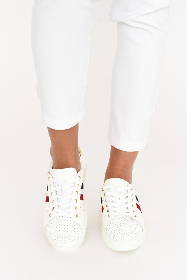 Elope White Bee Leather Sneaker image 3