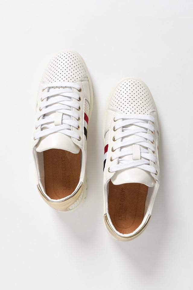 Elope White Bee Leather Sneaker image 6