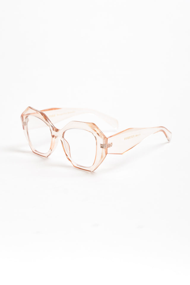 Fitzroy Champagne Oversized Reading Glasses