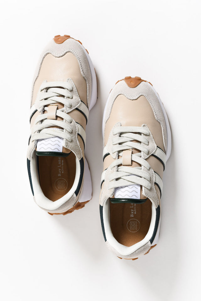 Flex Natural Stripe Leather Sneaker image 4