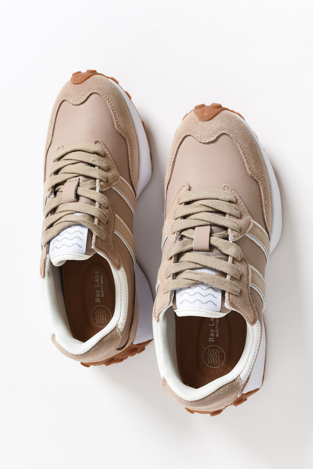 Flex Nude Stripe Leather Sneaker image 7