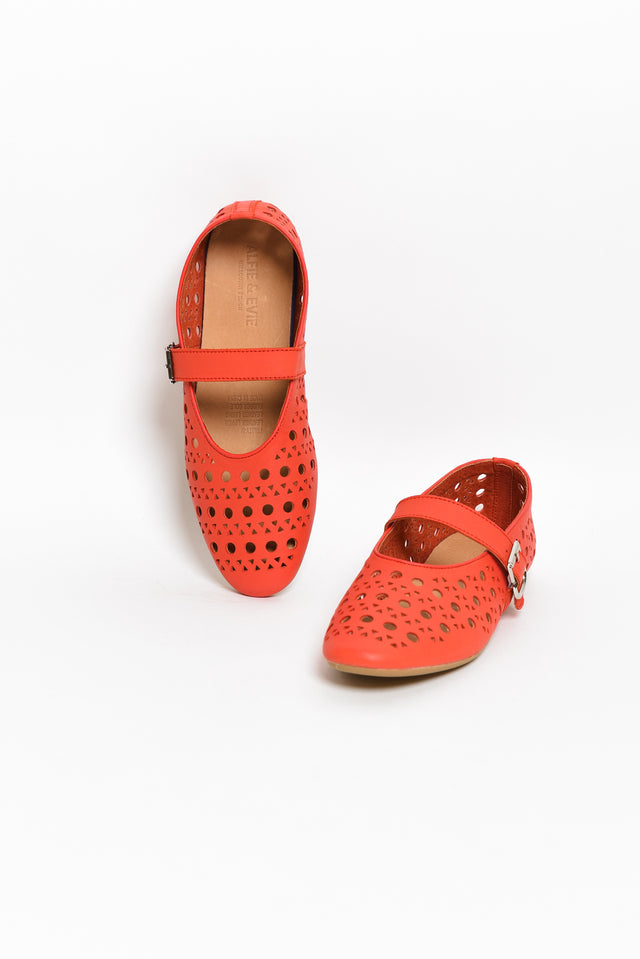 Fruity Red Leather Ballet Flat image 6