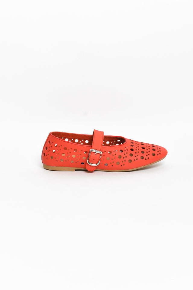 Fruity Red Leather Ballet Flat image 7