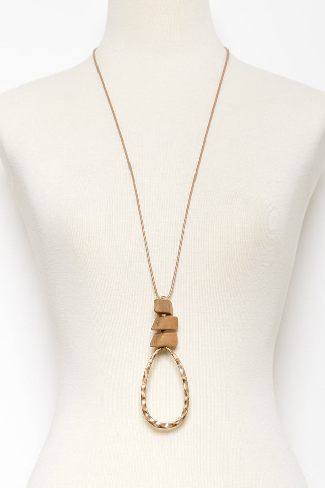 Gabina Gold Pendant Necklace