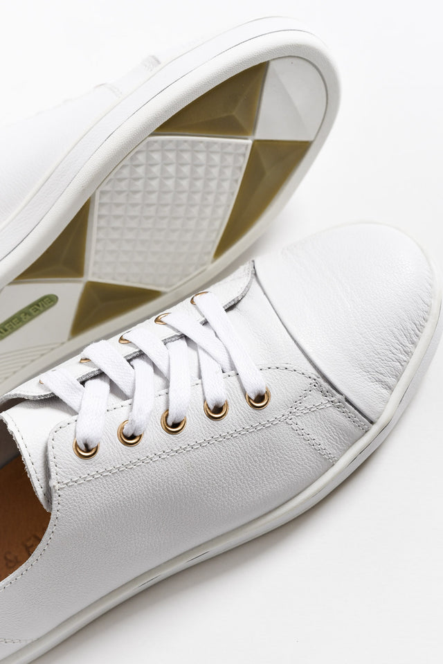 Greenie White Leather Sneaker image 6