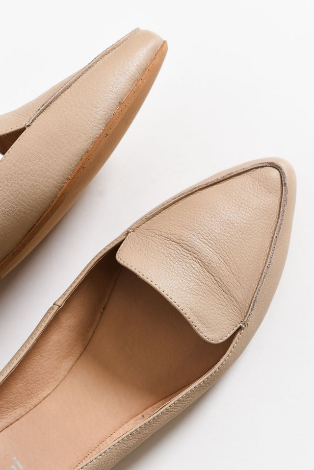 Gyro Beige Leather Loafer image 5