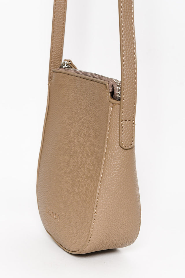 Halle Mocha Crossbody Bag