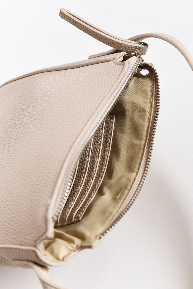 Halle Nude Crossbody Bag