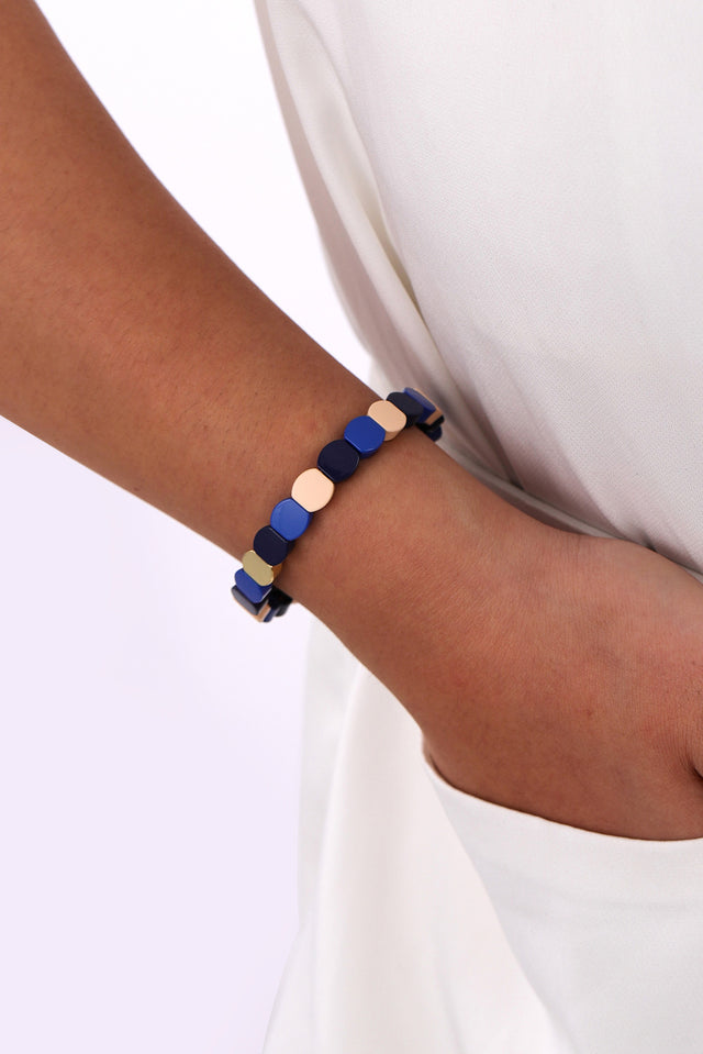 Ivy Blue Beaded Bracelet