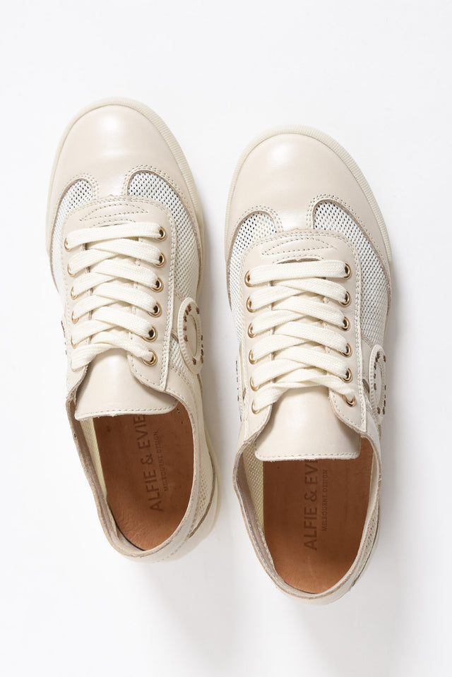 Jamie Cream Mesh Sneaker image 6