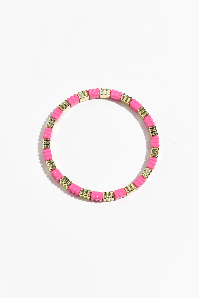 Java Pink Beaded Bracelet