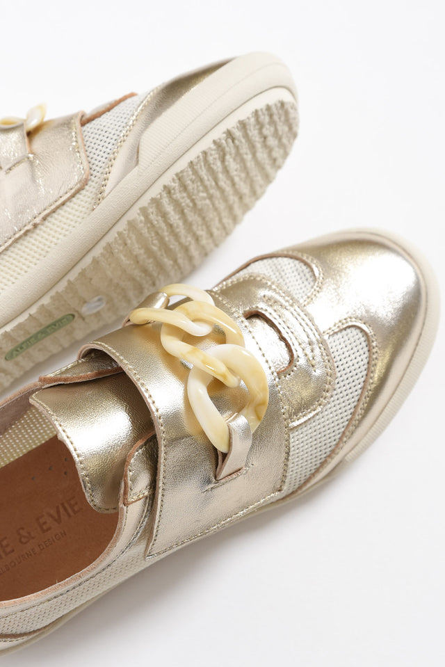 Jayden Gold Buckle Mesh Sneaker image 6