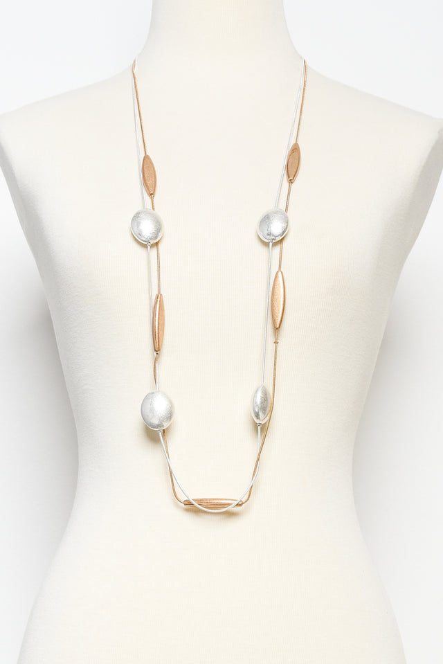 Kailani Metallic Bead Necklace