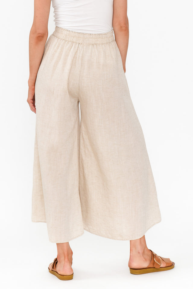 Kaleo Beige Linen Blend Pants image 7