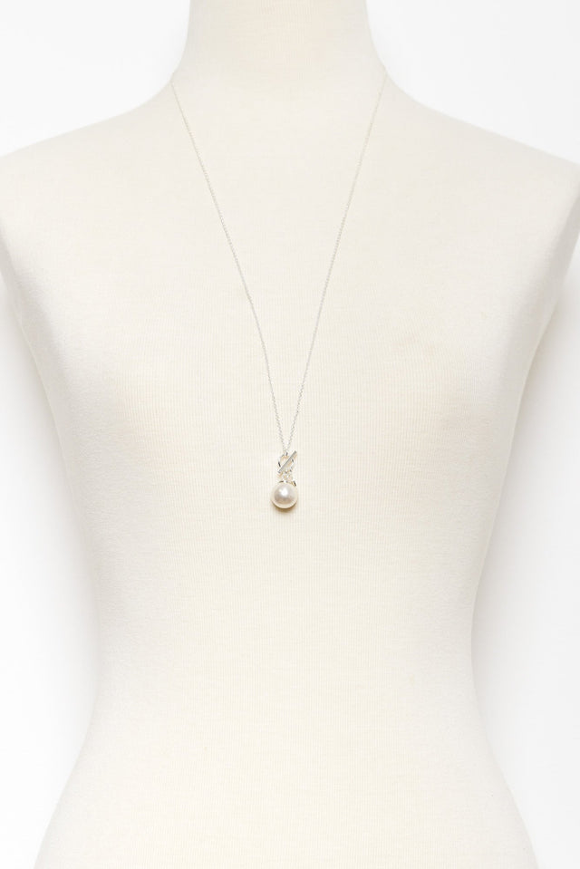 Kora Silver Pearl Necklace