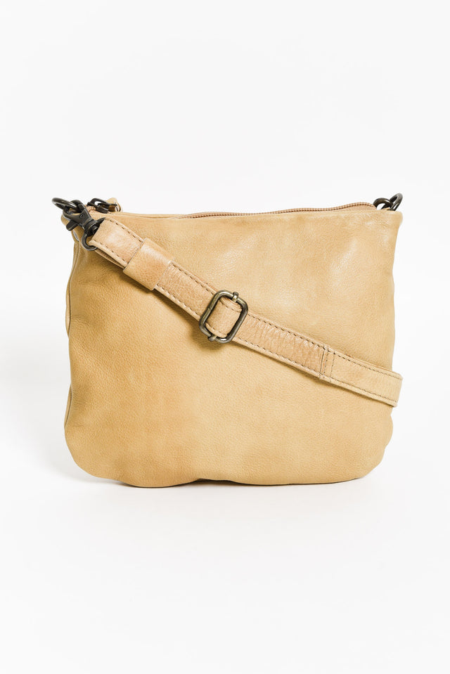 Leena Natural Leather Crossbody Bag